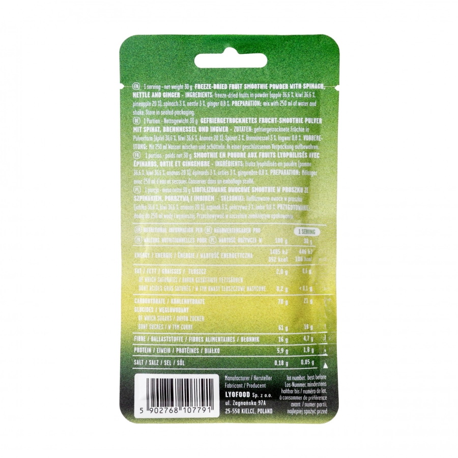 LyoFood Green smoothie 30 g food liof 2/2
