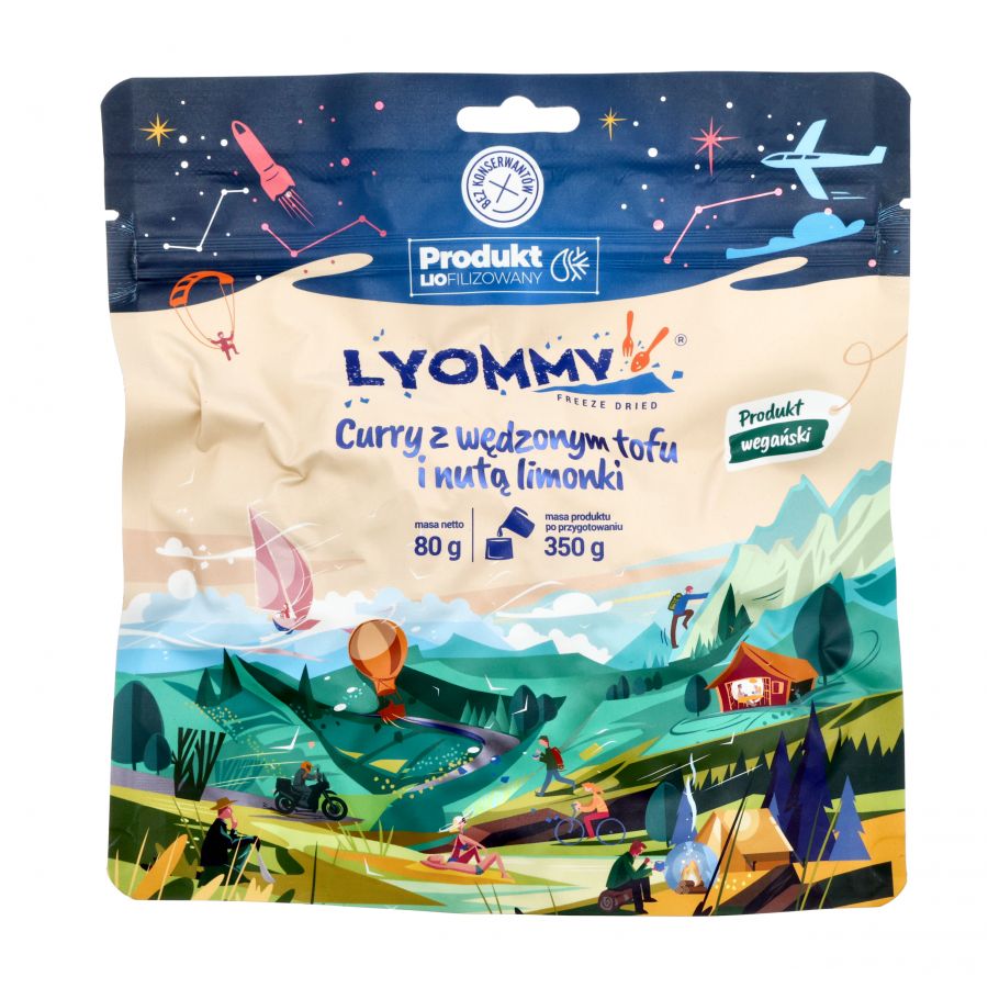 Lyomma curry with smoked tofu and a hint of lime 350 g 1/2