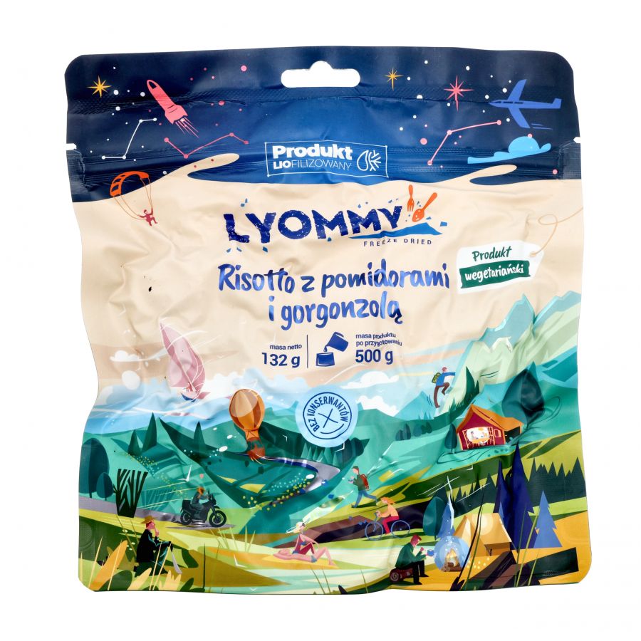 Lyomma risotto with tomatoes and gorgonzola 500 g 1/2