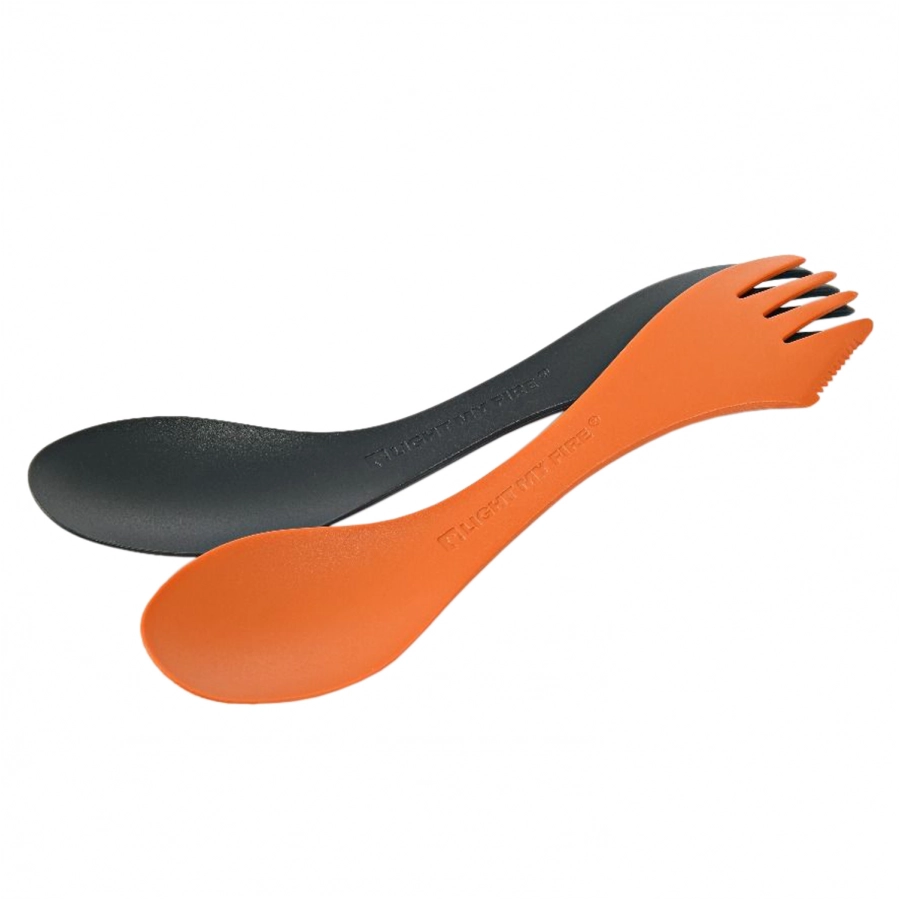 Łyżkowidelec Light My Fire Spork O Bio pomarańczowo-czarny 1/4