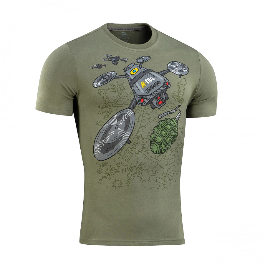 M-Tac Dron men's olive shirt 3/8