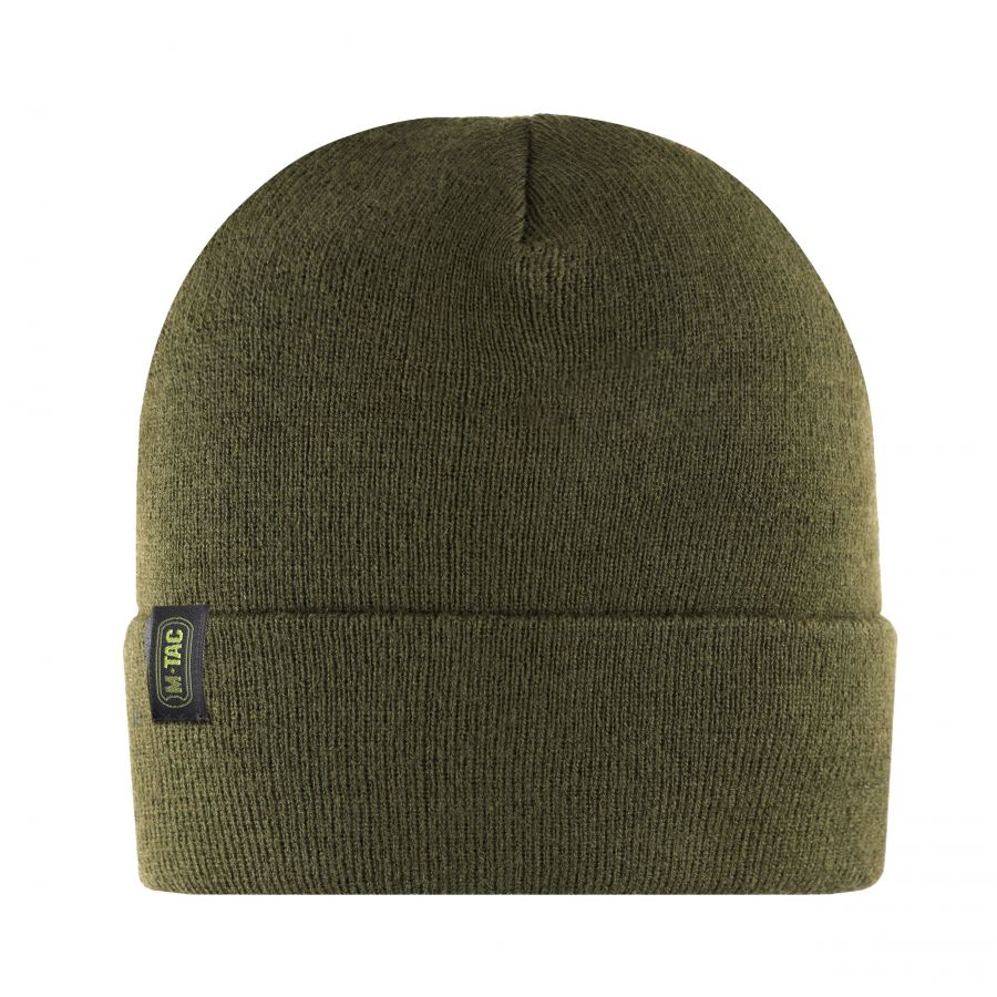 M-Tac knitted 100% acrylic olive beanie 1/4