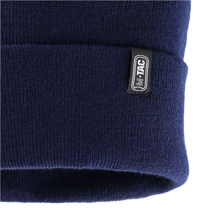 M-Tac knitted cap 100% acrylic navy blue 3/4