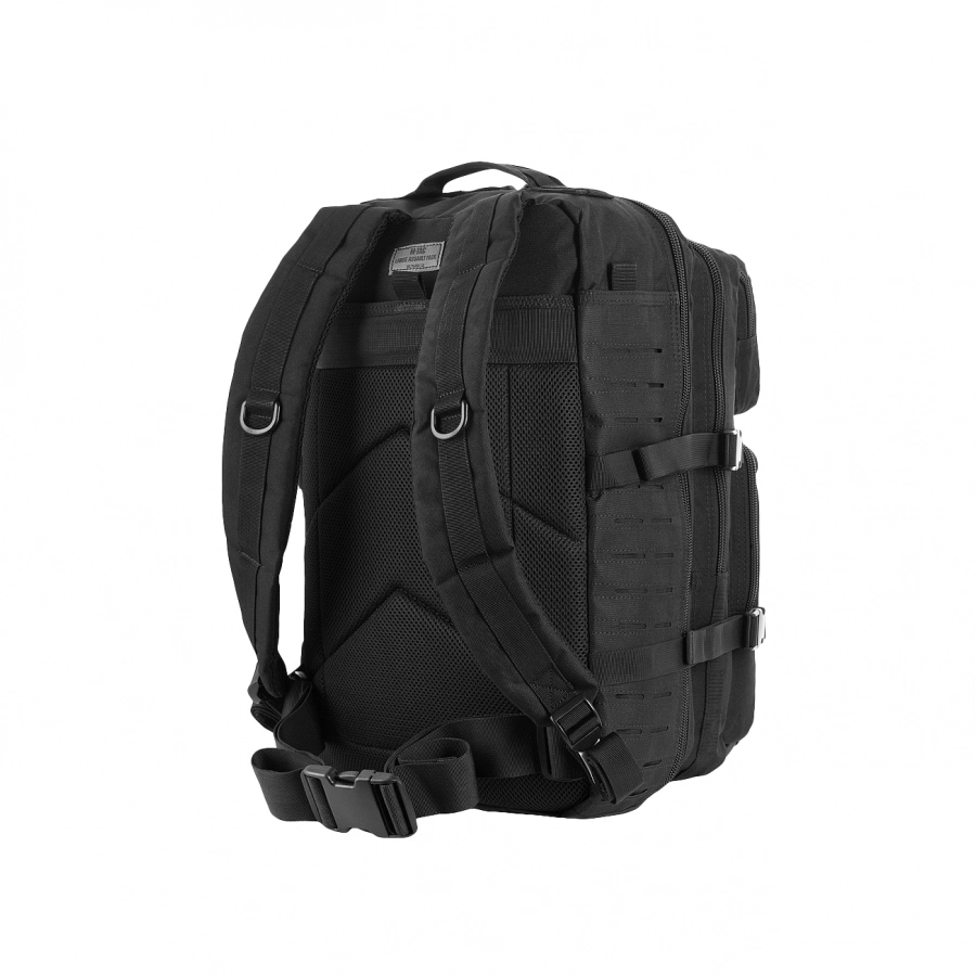 M-Tac Large Assault Pack Laser Cut Backpack Black 3/8
