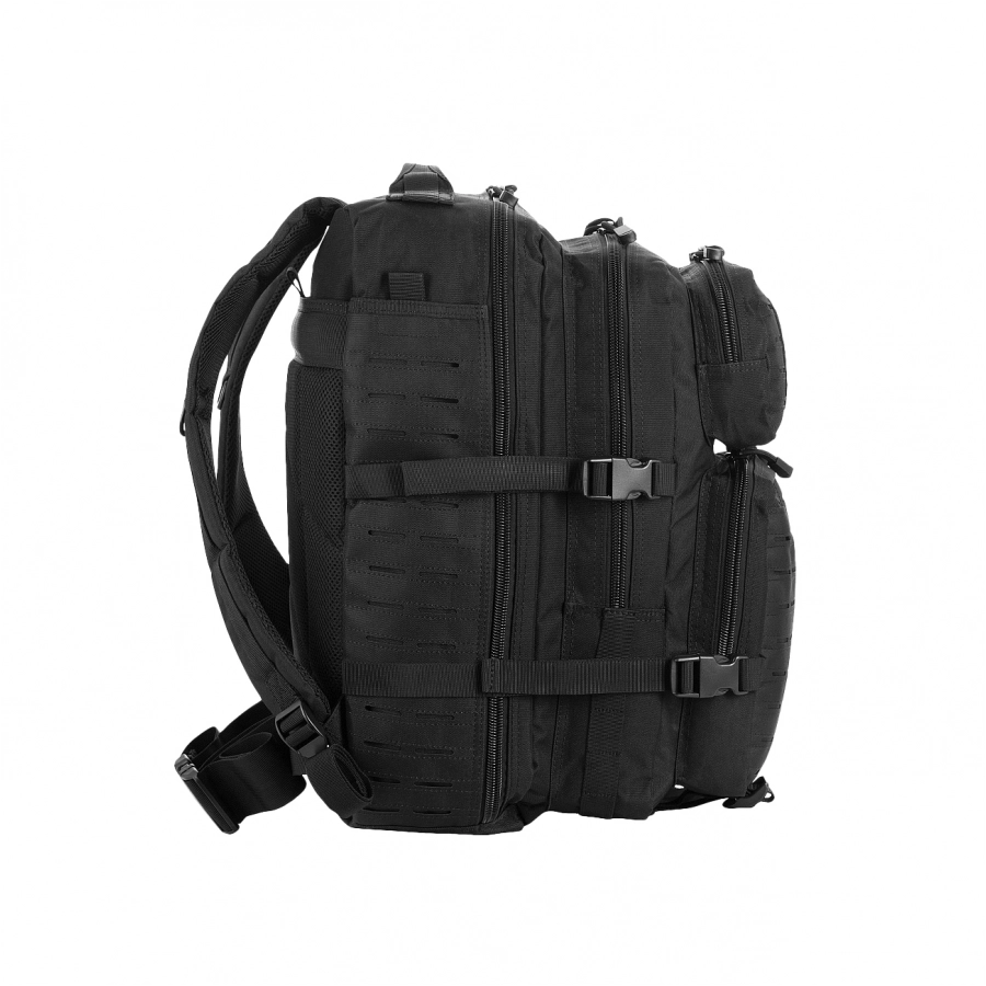 M-Tac Large Assault Pack Laser Cut Backpack Black 2/8