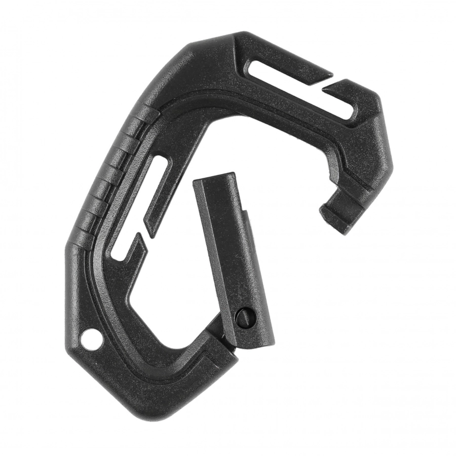 M-Tac Tactical plastic carabiner black. 2/3