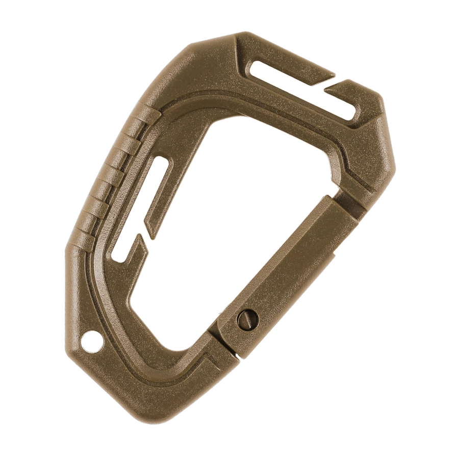 M-Tac Tactical plastic snap hook coyote 1/3