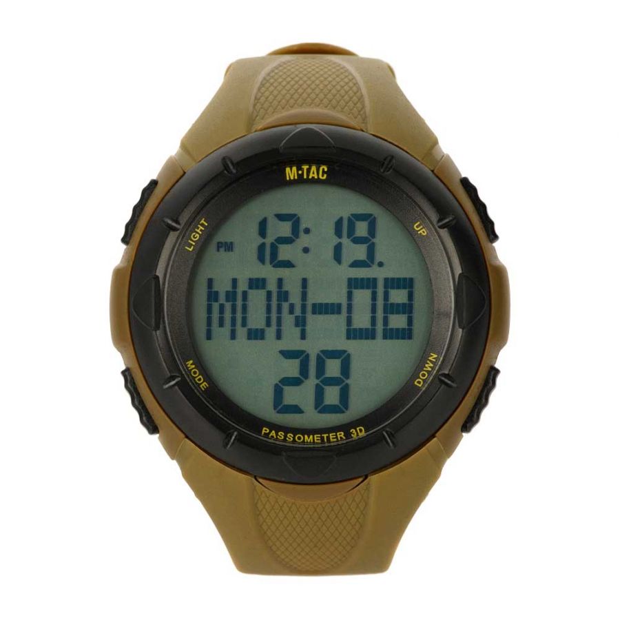 M-Tac Tactical watch with pedometer coyote 1/3