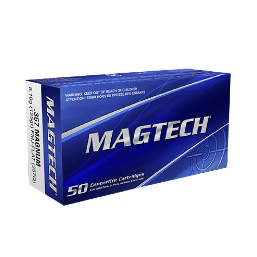 Magtech ammunition cal. 357 Mag. FMJ 125 gr 3/4