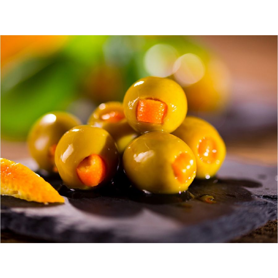 Manzanilla olives stuffed with orange 300 g 4/4