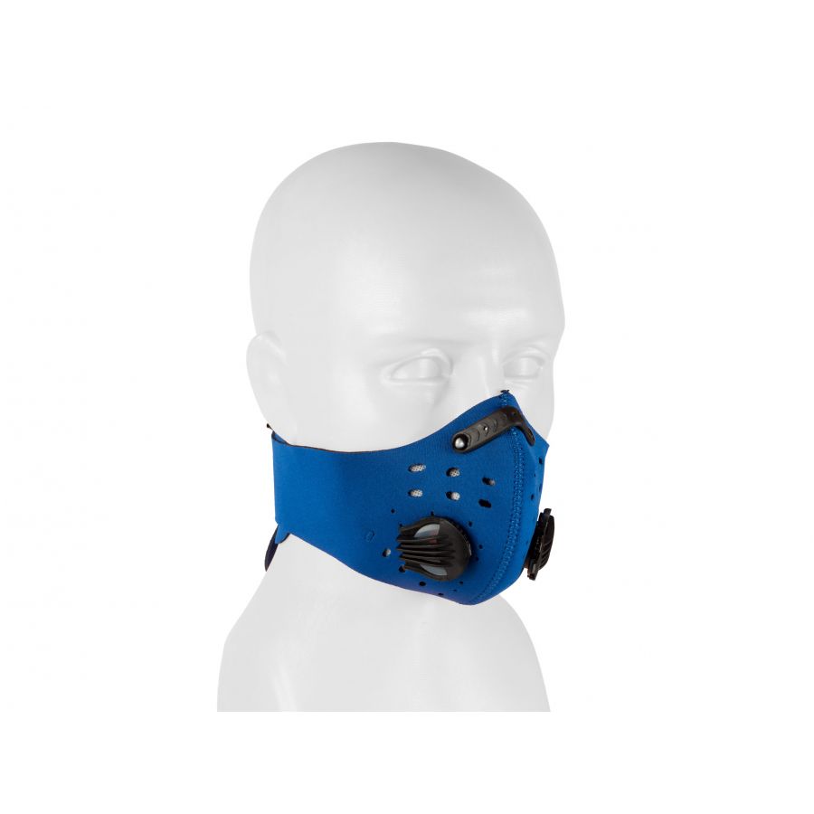 Marathon anti-smog neoprene mask blue 3/5
