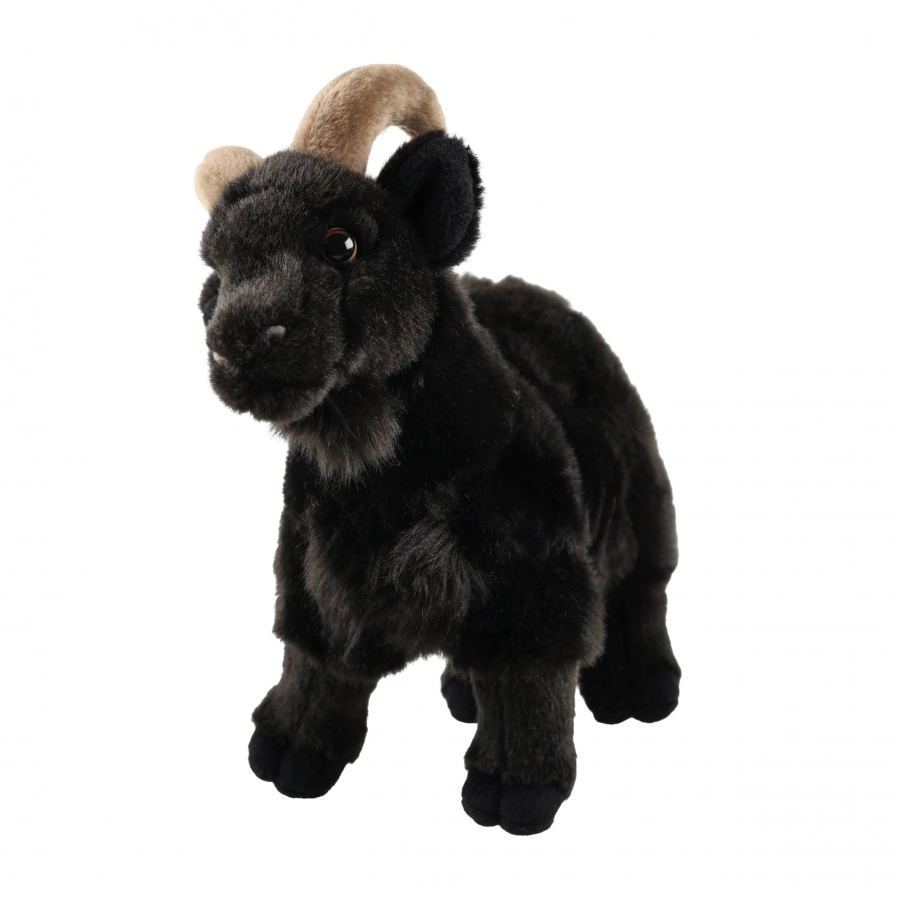 Maskotka Uni-Toys Czarna koza 28 cm 1/4