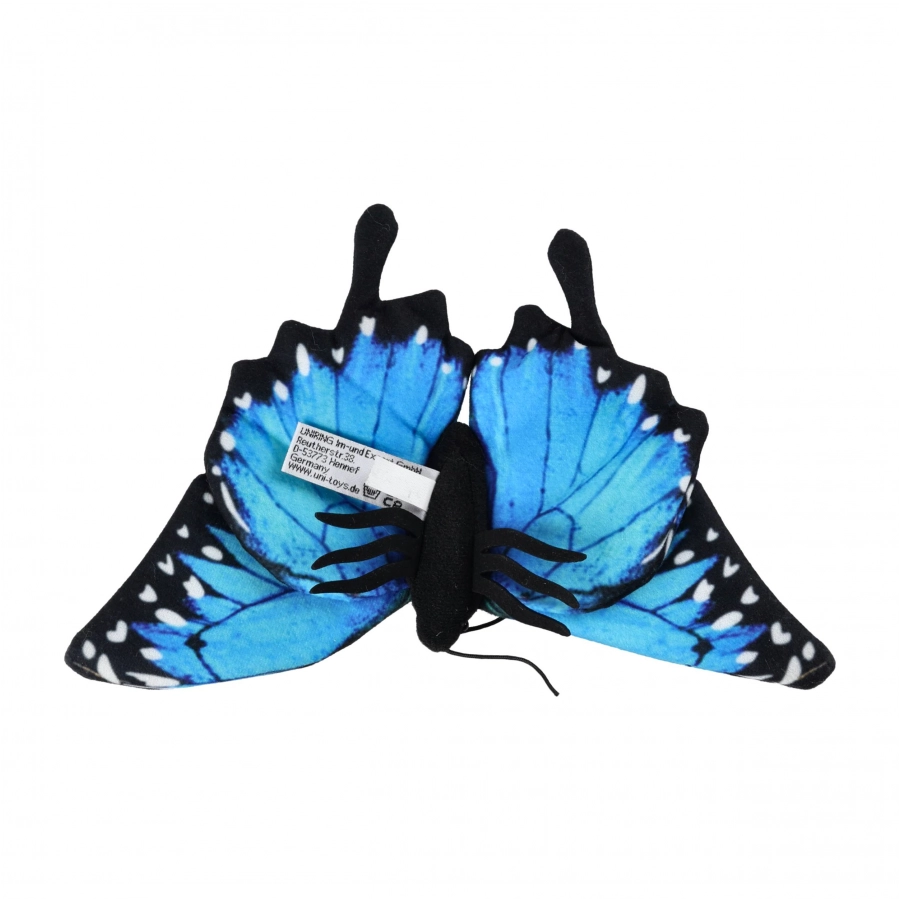 Maskotka Uni-Toys Niebieski motyl 25 cm 2/4