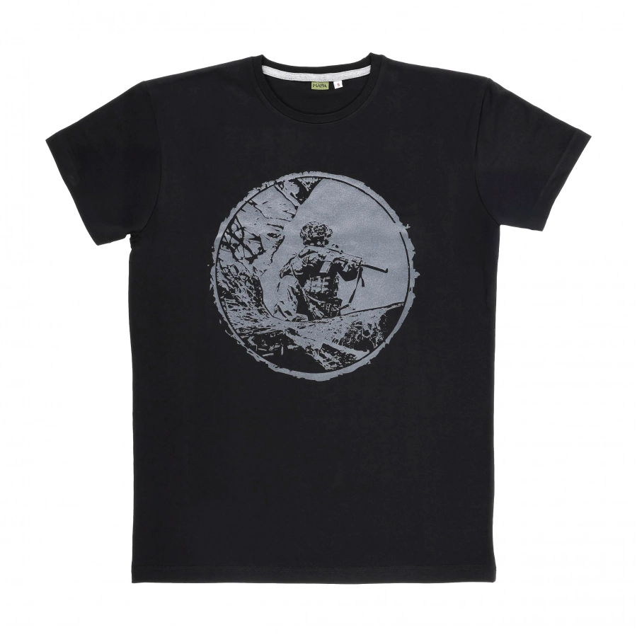 Maskpol men's t-shirt TshC-03 black 1/4
