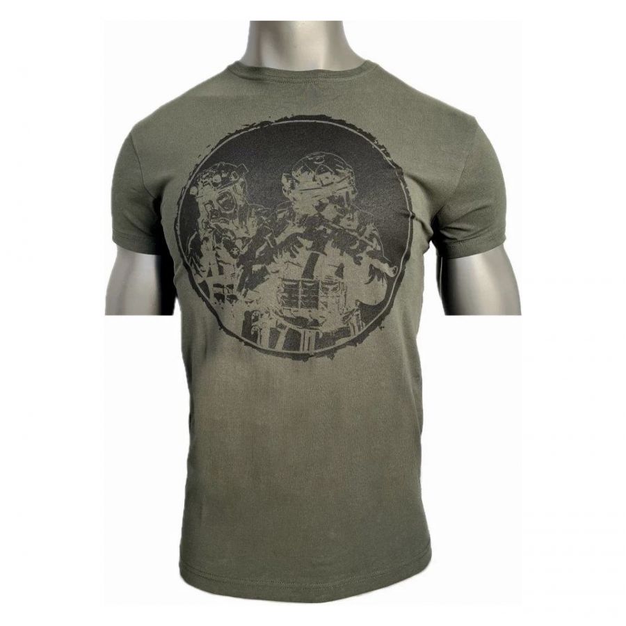 Maskpol men's t-shirt TshZ-04 green 1/2