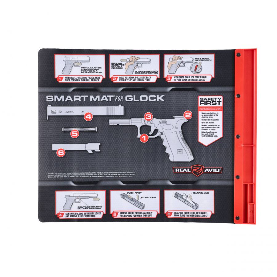 Mata do czyszczenia Real Avid Glock Smart Mat AVGLOCKSM 1/3