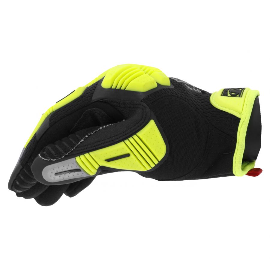 Mechanix Wear Hi-Viz M-Pact D5 Gloves Yellow 3/6