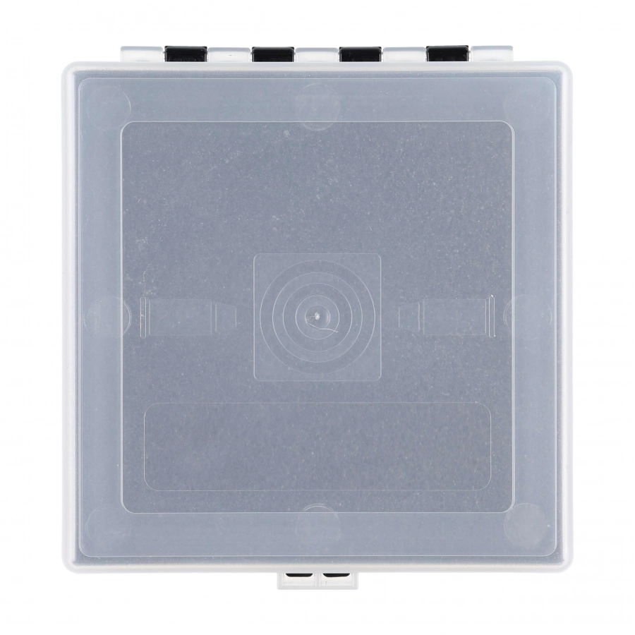Megaline box 11x11x3.5 black-transparent 2 jaws 1/3