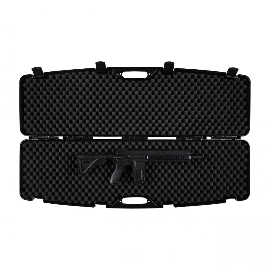 Megaline gun case 130x35x12 black buckles 3/5