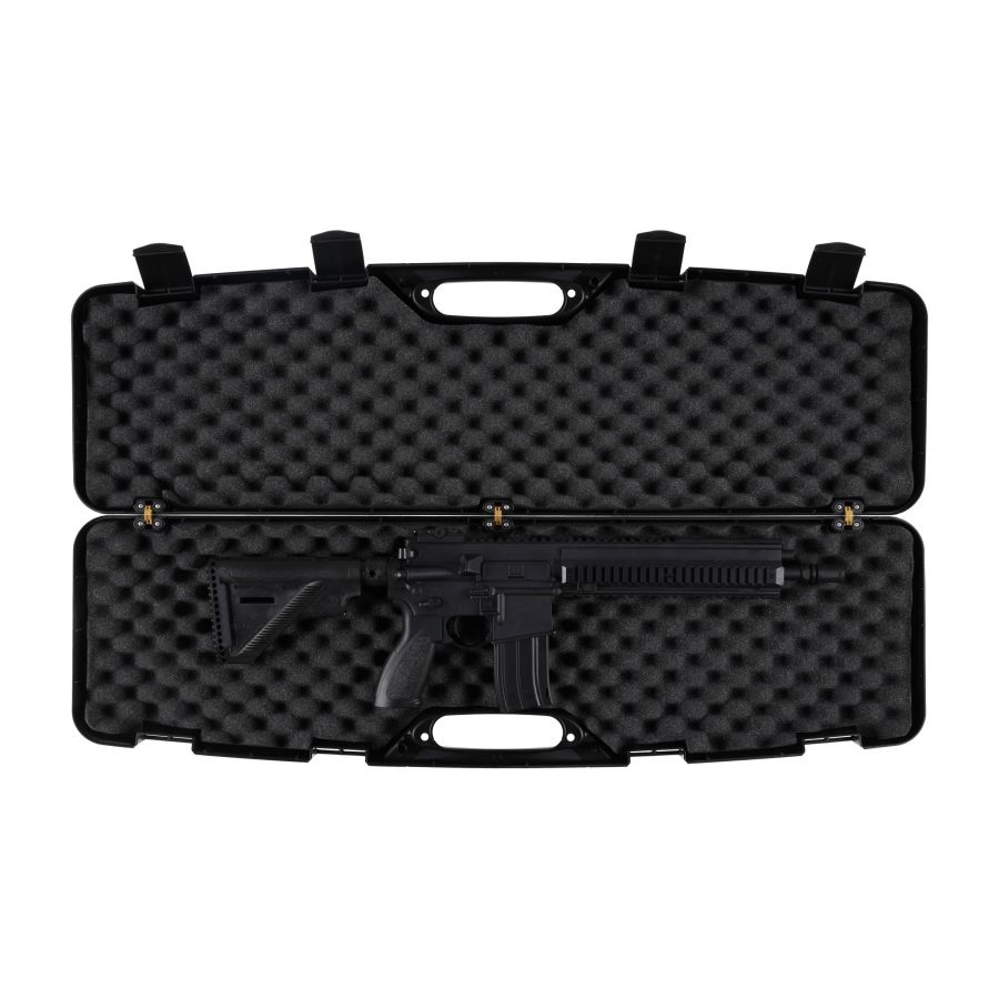 Megaline gun trunk black 97x25x10 cm buckles 3/5