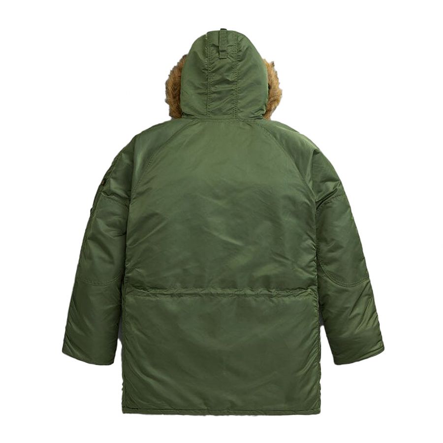 Men's Alpha N3B green jacket 2/4