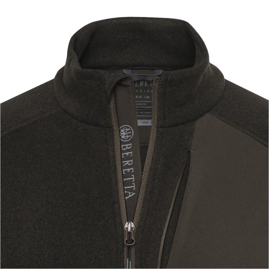 Men's Beretta Abisko Full Zip Brown Bark Sweatshirt 3/6