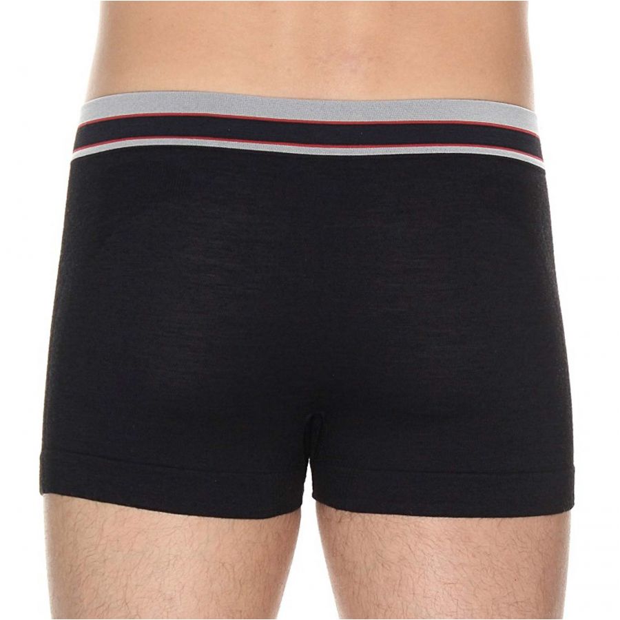 Men's boxer shorts Brubeck Active Wool black 2/3