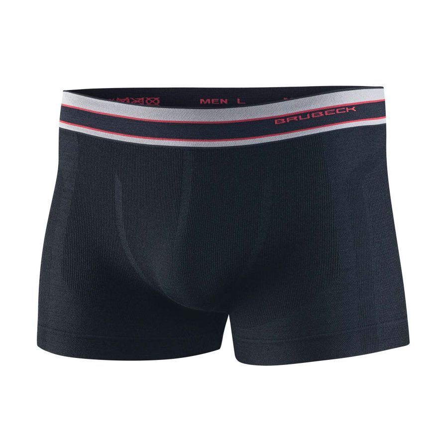 Men's boxer shorts Brubeck Active Wool black 3/3