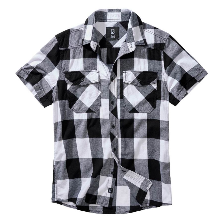 Men's Brandit Check short sleeve shirt black/bi 1/3