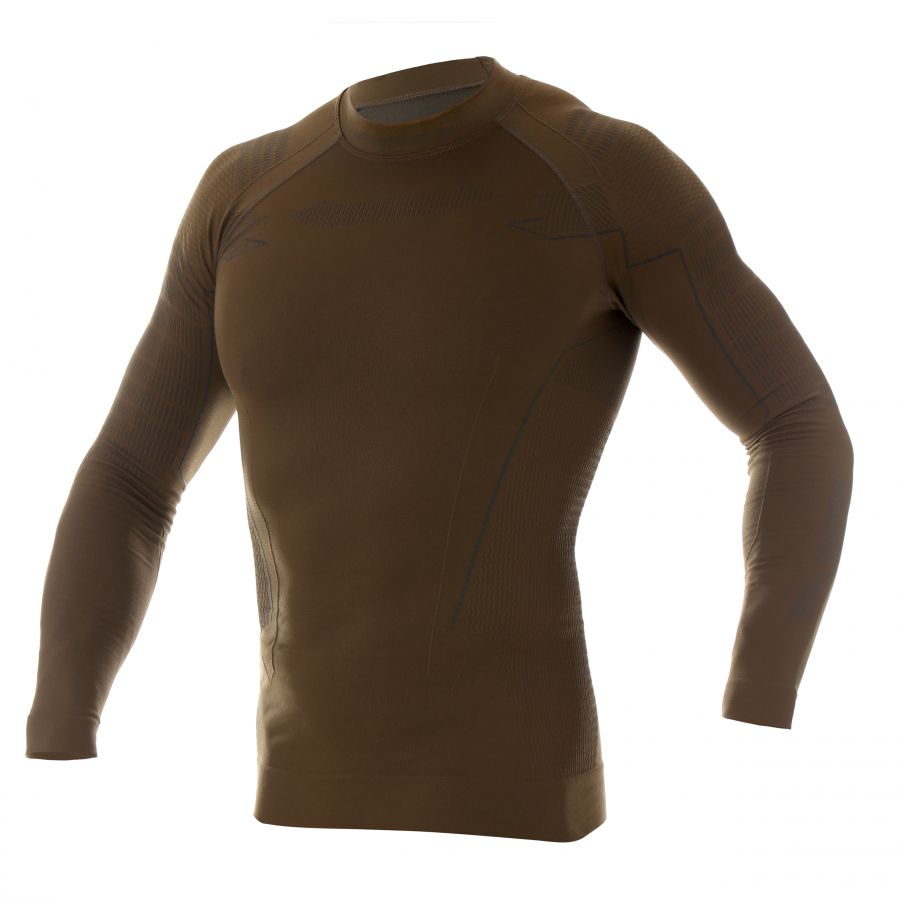 Men's Brubeck Ranger Thermo khaki sweatshirt 3/3