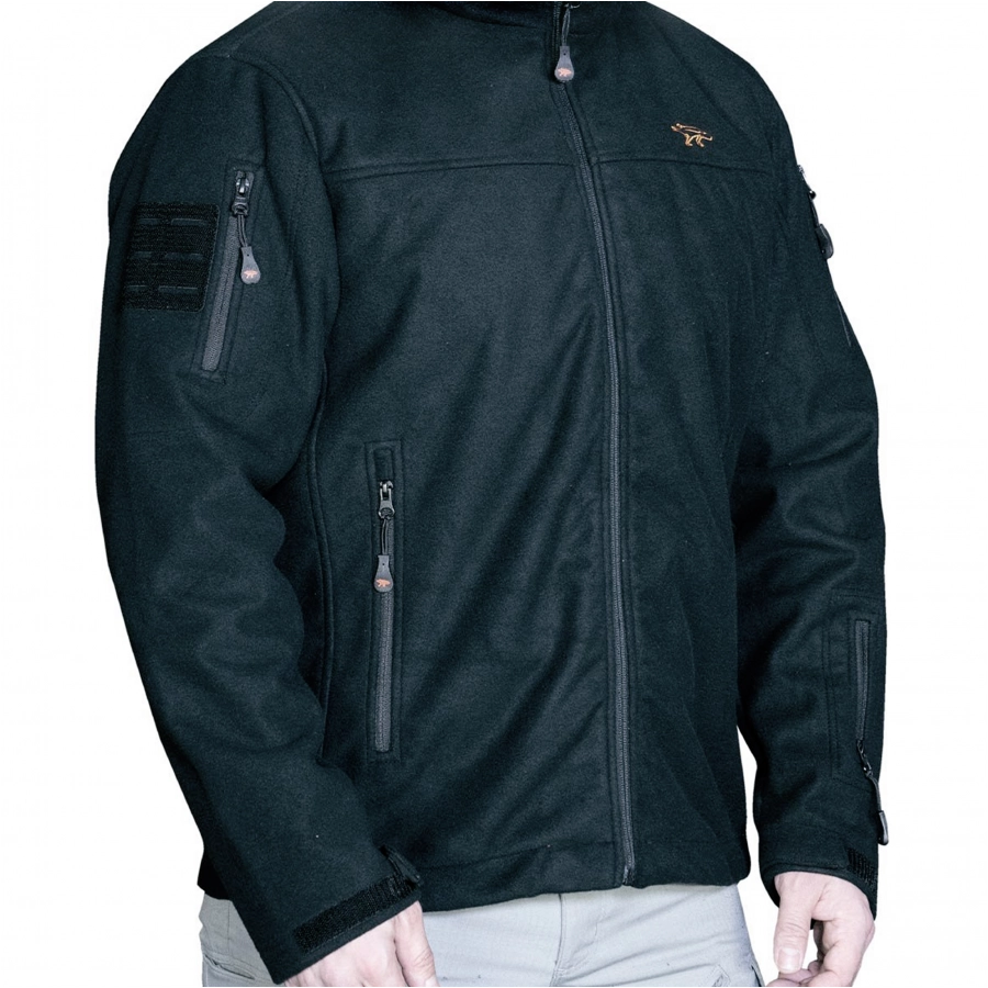 Men's Canik Alpha Fleece Jacket Black 2/4