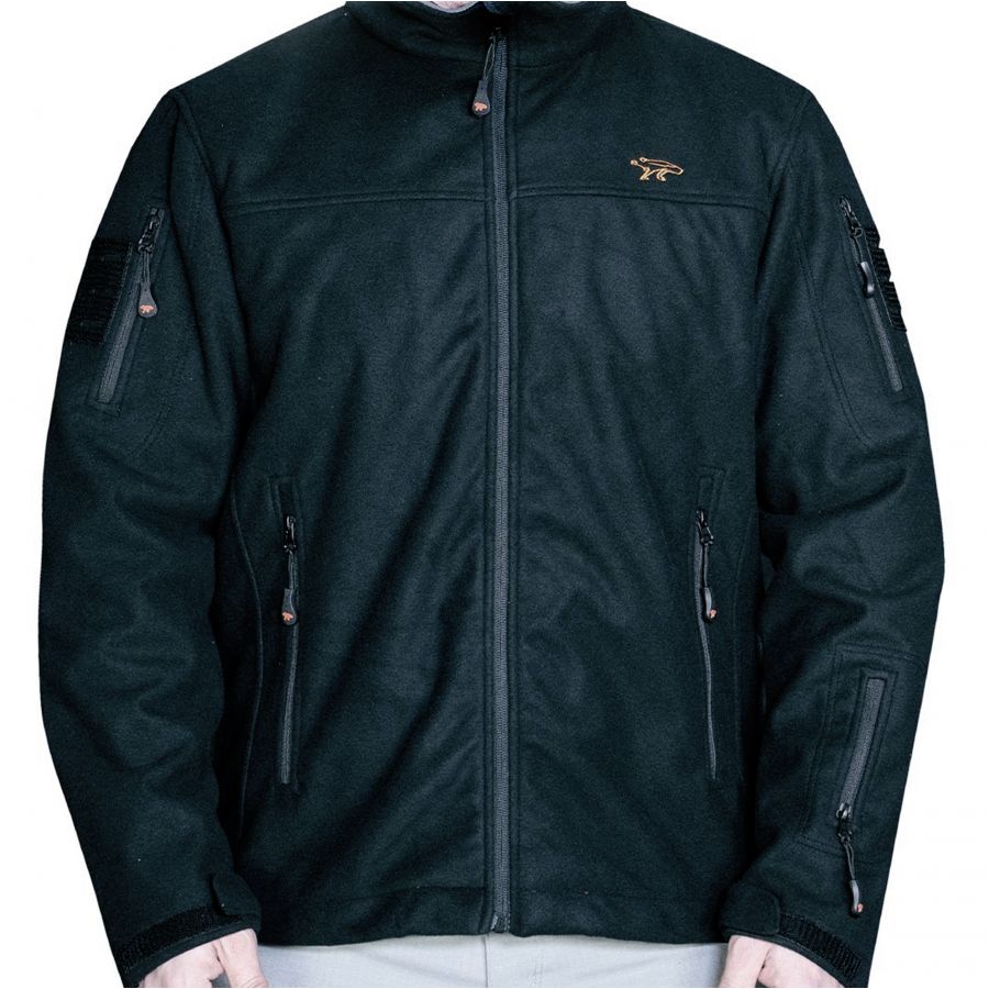 Men's Canik Alpha Fleece Jacket Black 1/4