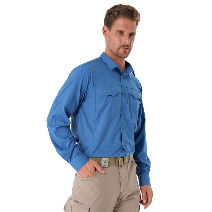 Men's Canik Prime Mete blue shirt 1/4