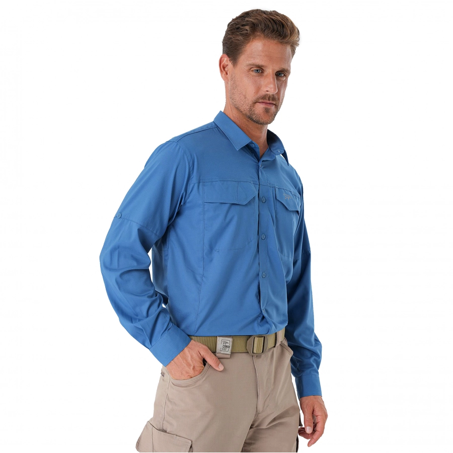 Men's Canik Prime Mete blue shirt 1/4