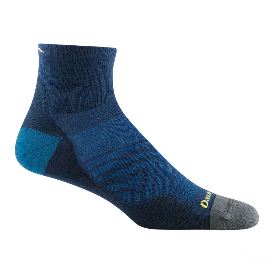 Men's Darn Tough Run Eclipse Running Socks 1/4