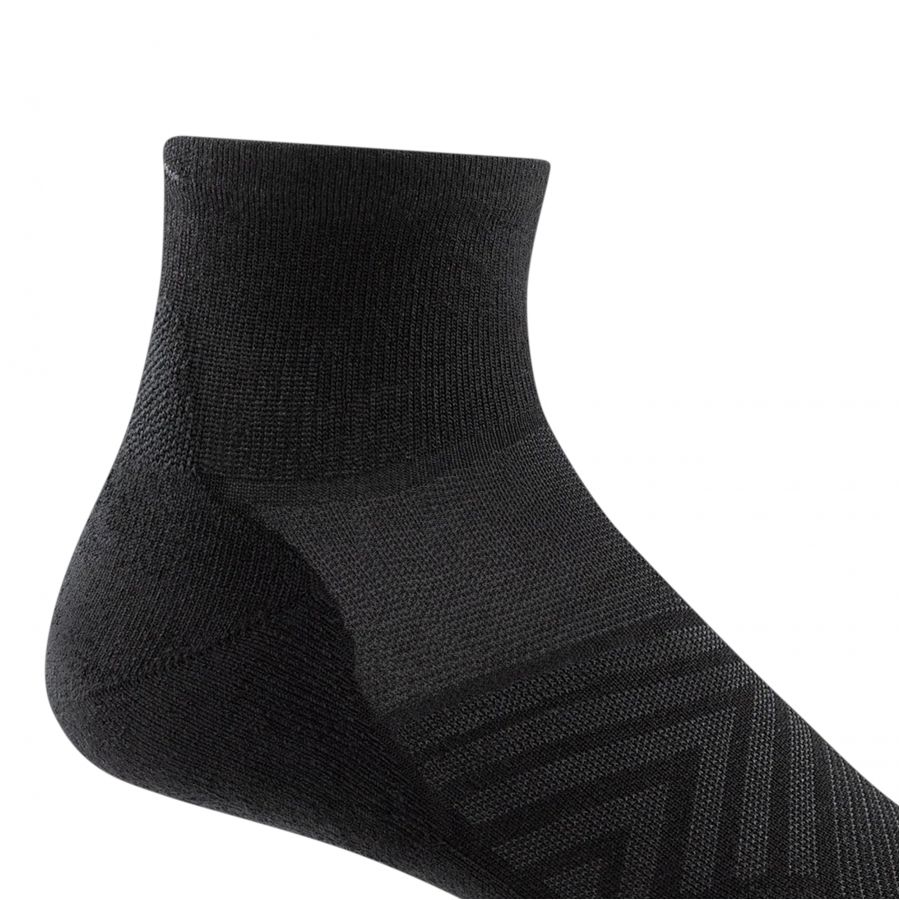 Men's Darn Tough Running Socks Black 2/3