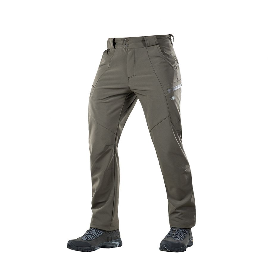 Men's M-Tac Soft Shell Winter olive pants 1/5