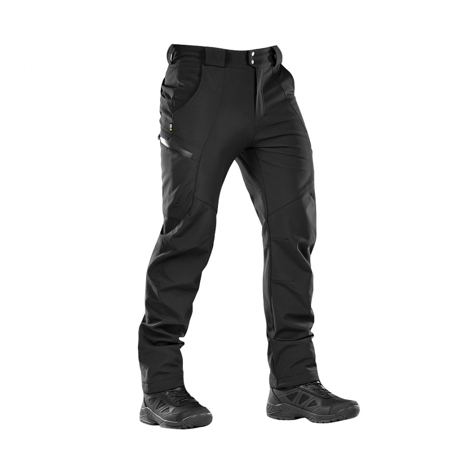 Men's M-Tac Soft Shell Winter pants black 2/6
