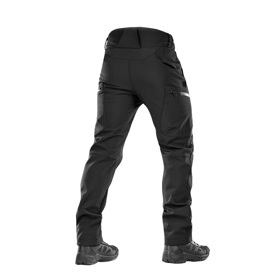 Men's M-Tac Soft Shell Winter pants black 4/6