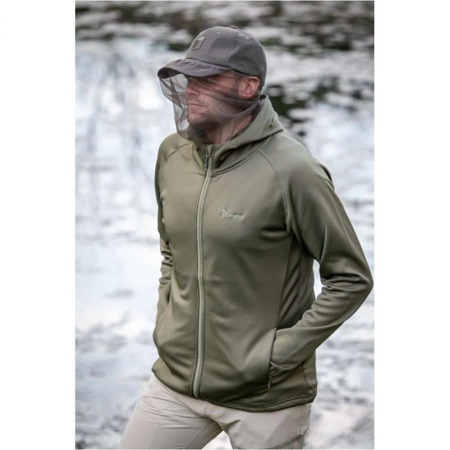 Men's Pinewood Himalaya Active olive fleece sweatshirt 2/2