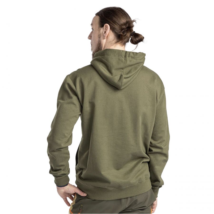 Men's Pinewood Logo Hoodie, green 2/4