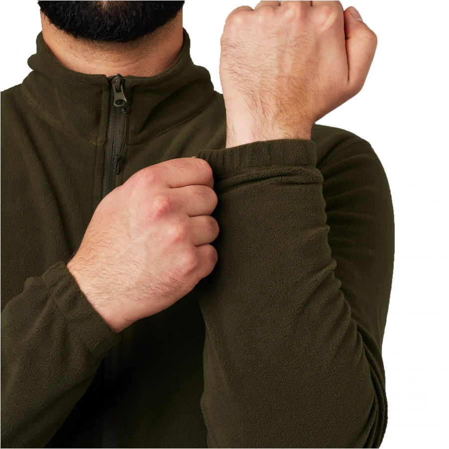 Men's Seeland Benjamin fleece sweatshirt Pine green 4/9