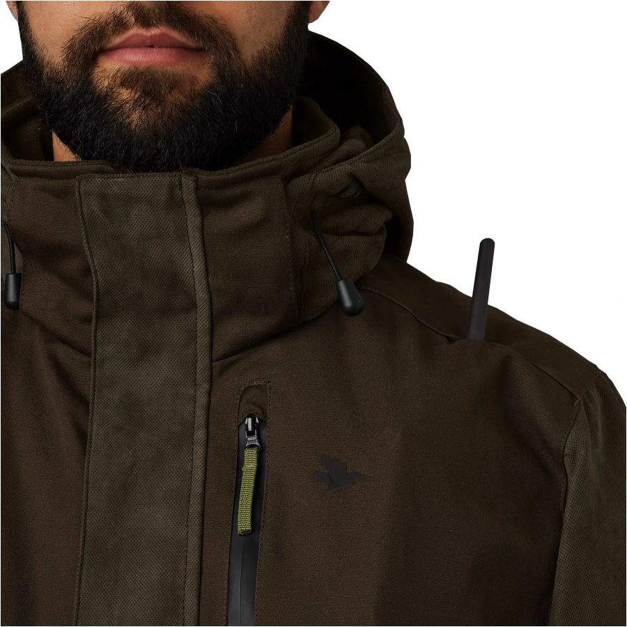 Men's Seeland Helt II Grizzly brown jacket 3/8