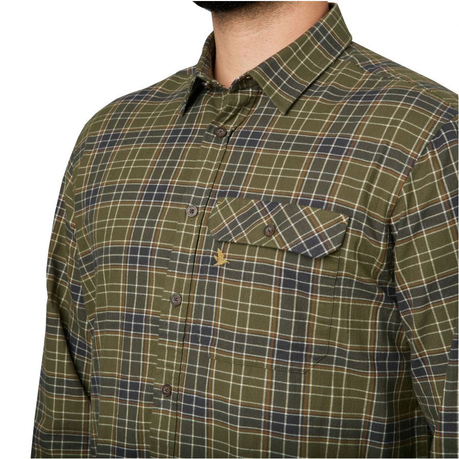 Men's Seeland Highseat Burnt olive shirt 4/5