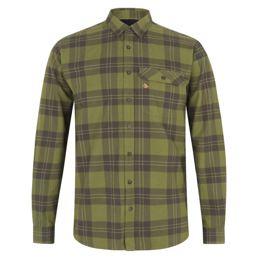 Men's Seeland Highseat Dark olive shirt 1/2