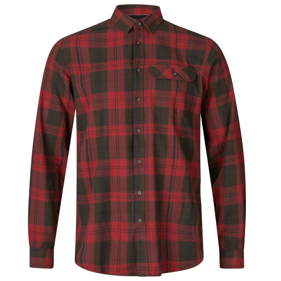 Men's Seeland Highseat Red forest shirt 1/5