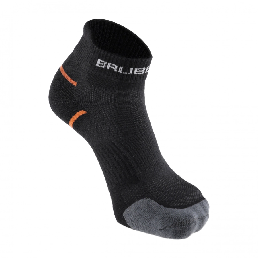 Men's socks Brubeck Running Light black 3/6