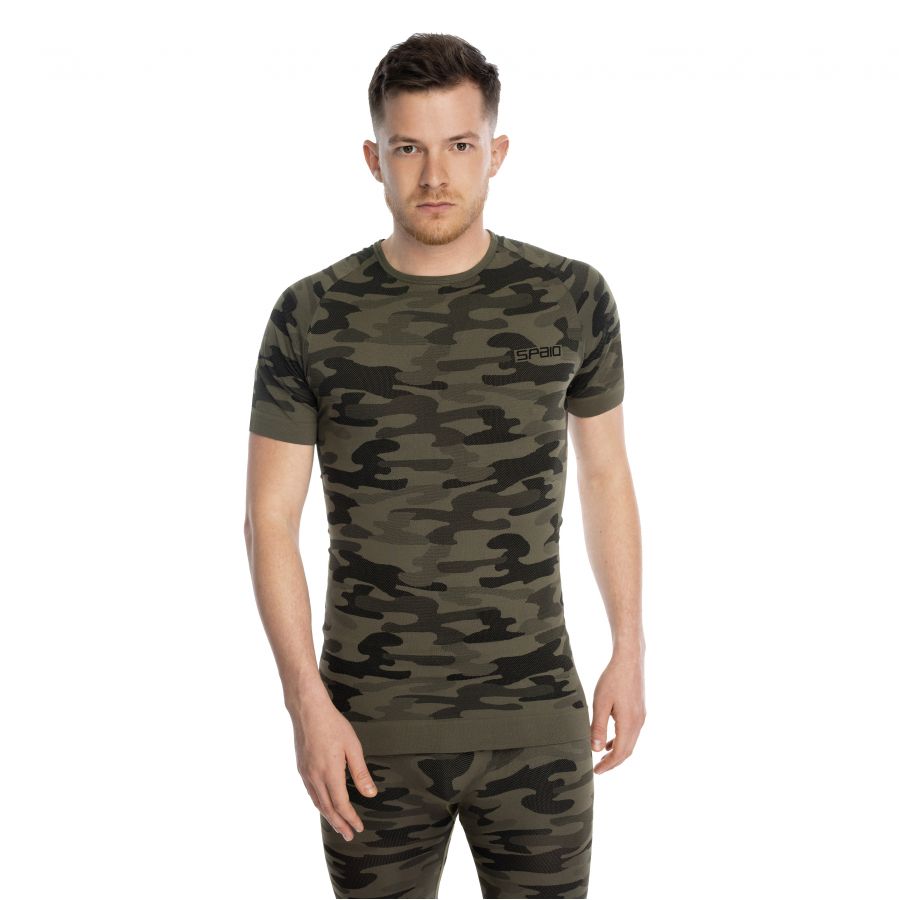 Men's Spaio Military 01 short sleeve t-shirt zi 1/2