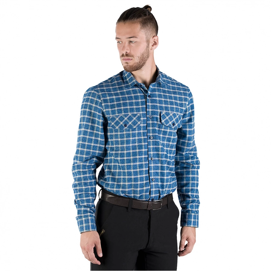 Men's Tagart Fern blue shirt M 1/5