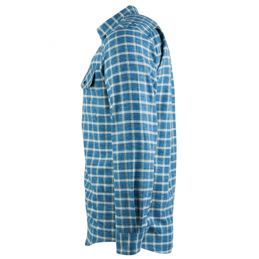 Men's Tagart Fern slim blue shirt 4/9